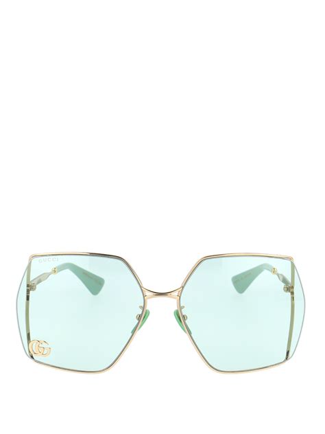 gucci clear lens sunglasses